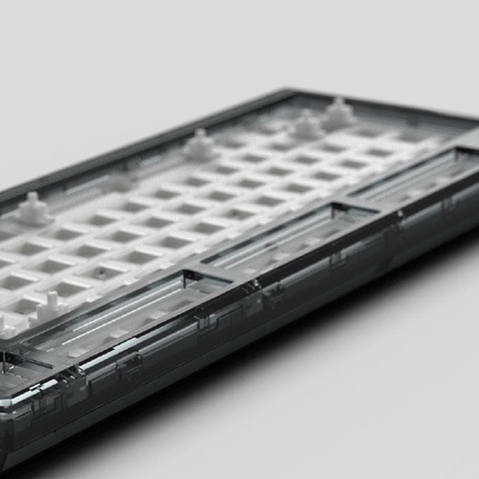 Bộ kit bàn phím cơ FL-Esports Q75 Crystal Grey  - Hàng chính hãng