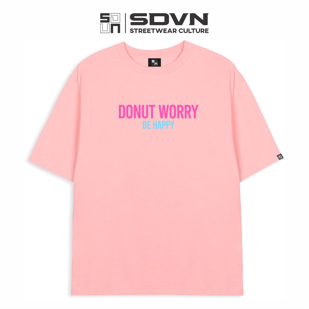Áo Thun Unisex Nam Nữ Form Rộng SDVN Donut Worry | BigBuy360 - bigbuy360.vn