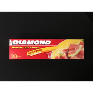 Túi zip đựng thực phẩm diamond - size lớn