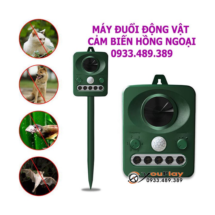 Máy đông vật HL , đuổi chuột, mèo, chó, chim,... thiết bị đuổi chuột AMB A2 công nghệ cảm biến hồng ngoại.