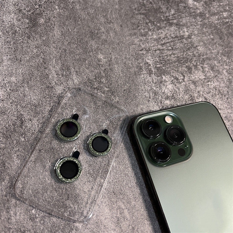 Miếng Dán Cường Lực Bảo Vệ Camera Apple 13 Màu Xanh Lá Cho iPhone 13 Pro Max/13 Pro