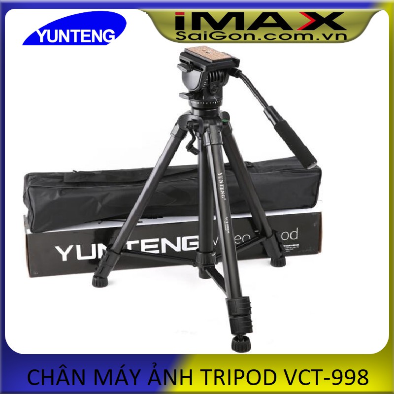 CHÂN MÁY ẢNH TRIPOD YUNTENG VCT-998+Gá kẹp điện thoại