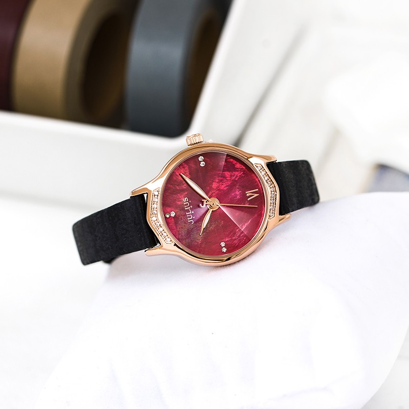 Đồng hồ nữ julius JA 1155 dây da