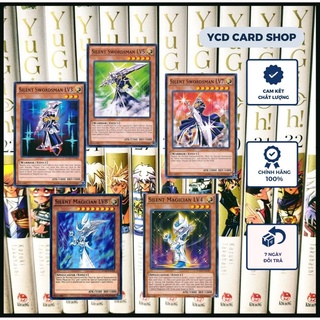 Thẻ bài Yugioh chính hãng set  Silent Magician & Swordsman - Common