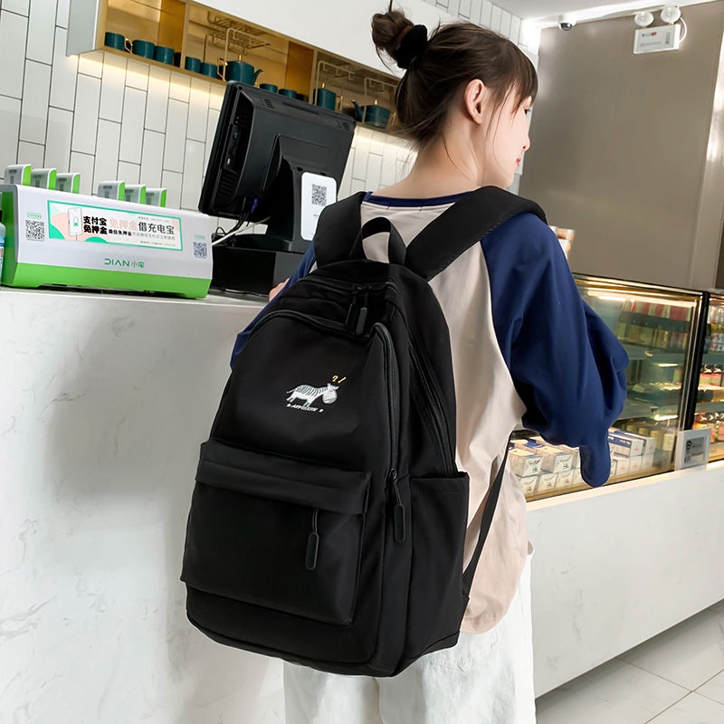 Balo đeo vai IELGY vải nylon cỡ lớn kiểu Hàn Quốc thời trang cho nữ
