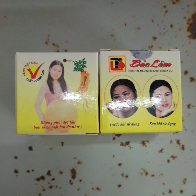 Kem trắng da ngừa mụn Bảo Lâm