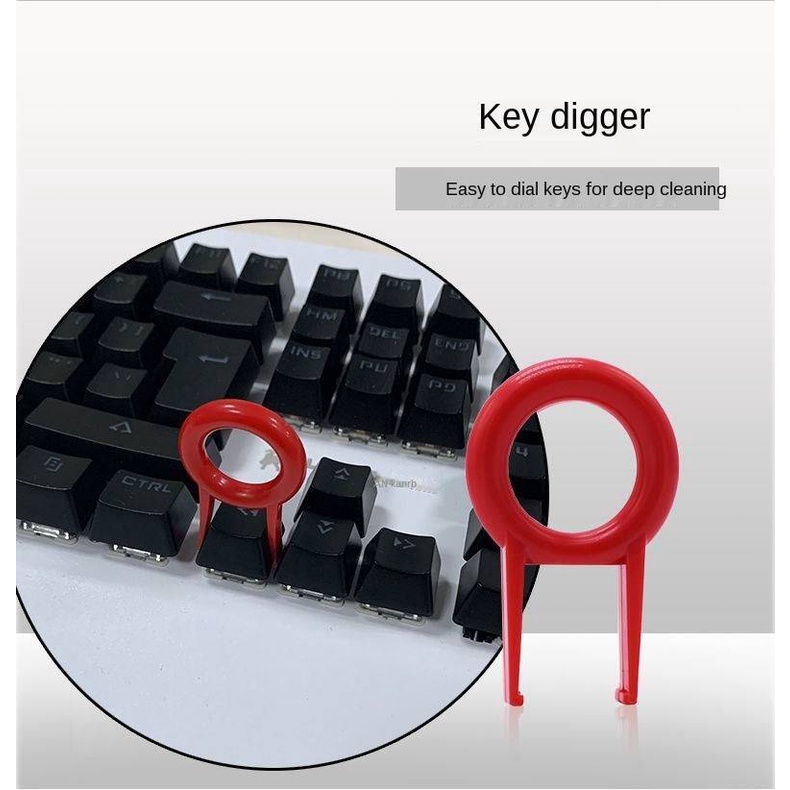 Bộ Dụng Cụ Làm Sạch Bàn Phím Cơ / Laptop / Dây Thép Tháo Rời Được