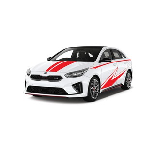 Tem dán cửa xe Kia Cerato - AutoPlaza tem thiết kế riêng theo từng đơn đặt của khách hàng