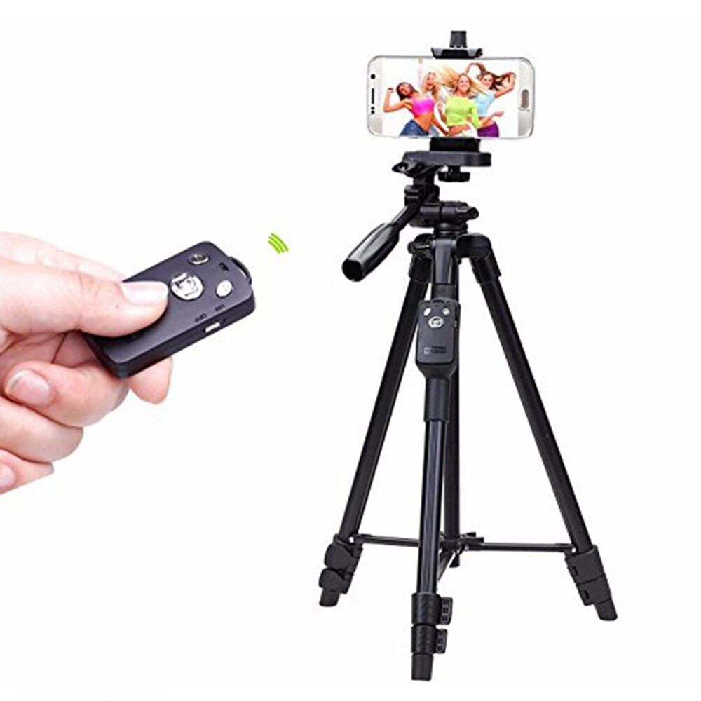 Chân máy ảnh, điện thoại Tripod YT-5208 cao tối đa 125cm - tặng kèm remote