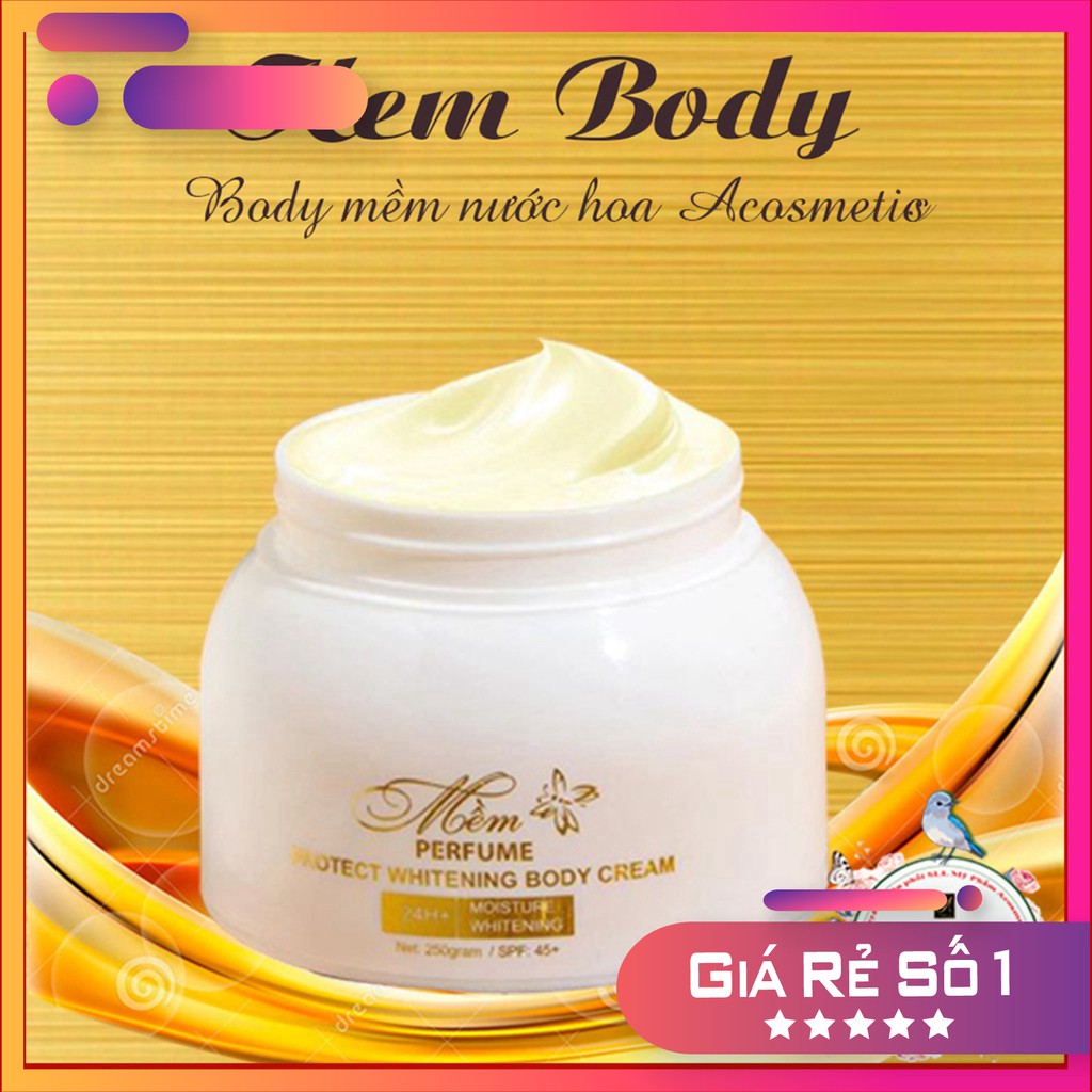 Kem Body Mềm ?FREE SHIP? Kem dưỡng trắng da toàn thân, giúp da trắng sáng - mềm mịn sau 7 ngày