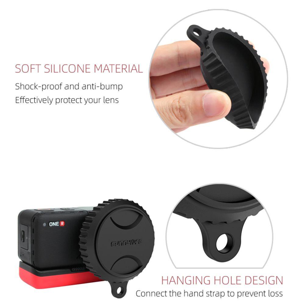 JONYE Nắp Bảo Vệ Ống Kính Camera Cho Insta360 ONE RS / R 1-inch Leica