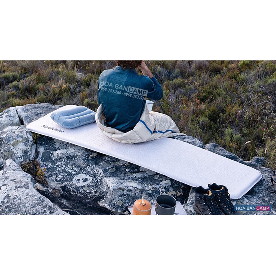 Đệm Đơn Siêu Nhẹ Tự Bơm Hơi NatureHike NH21FCD10 | 3cm