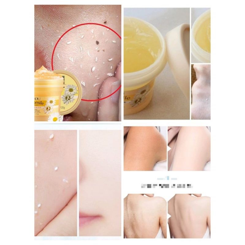 Gel tẩy tế bào chết làm sạch lỗ chân lông và loại bỏ da gà Lycome Facial Scrub 120g