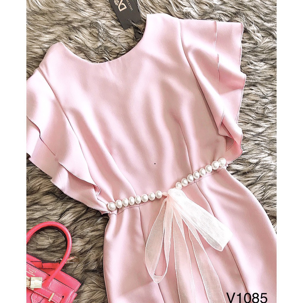 [ xả kho ] MiD Đầm đuôi cá hồng V1085 Mie Design ảnh thật