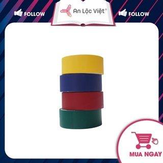 Set 2 cuộn Băng keo Simily 3,5cm đóng gáy sách - Đa dạng màu sắc