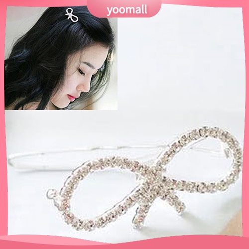 Kẹp Tóc Hình Bướm Đính Đá Pha Lê Thời Trang