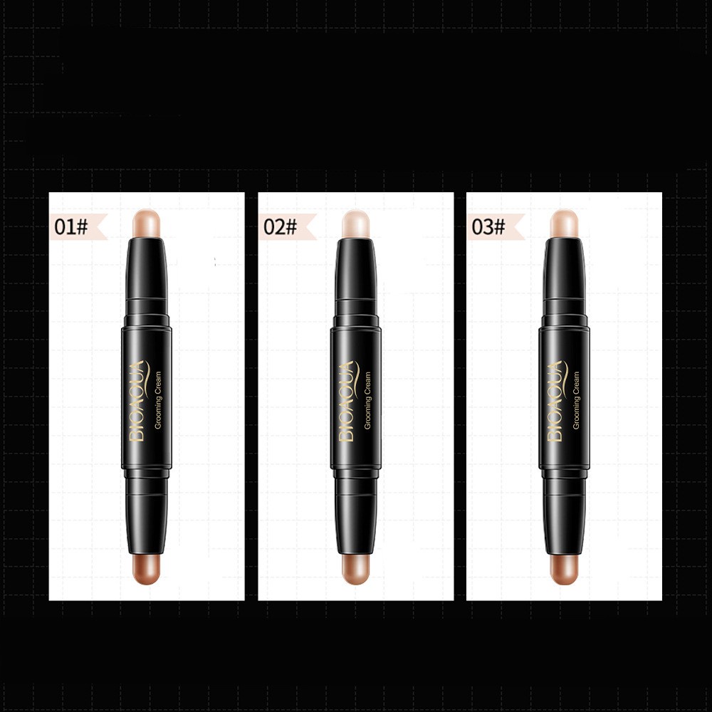 [Hàng mới về] Thỏi kem che khuyết điểm tạo khối 2 trong 1 lâu trôi kiểm soát dầu tiện dụng