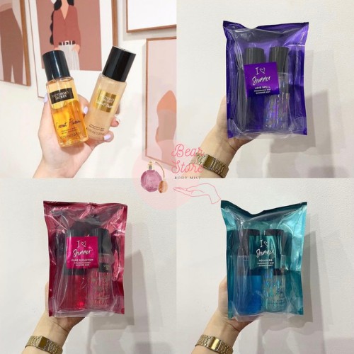 [HOT] Combo 2 Chai Xịt Thơm Toàn Thân Body Mist Victoria Secret Đủ Mùi 75ml | Thế Giới Skin Care