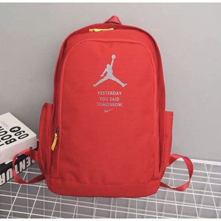 [ BIG SALE ] Balo Học Sinh Jordan Unisex Màu Đỏ Và Đen Thời Trang Hàng VNXK ( Hàng Sẵn / Giá Thấp )