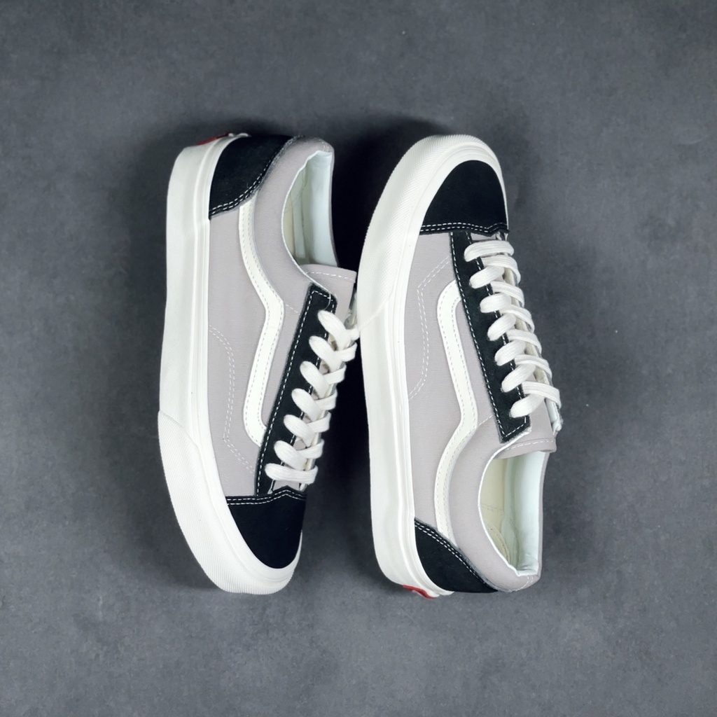 Giày Thể Thao Vans Style 36 Vải canvas Cổ Thấp Phối Màu Tương Phản Cá Tính
