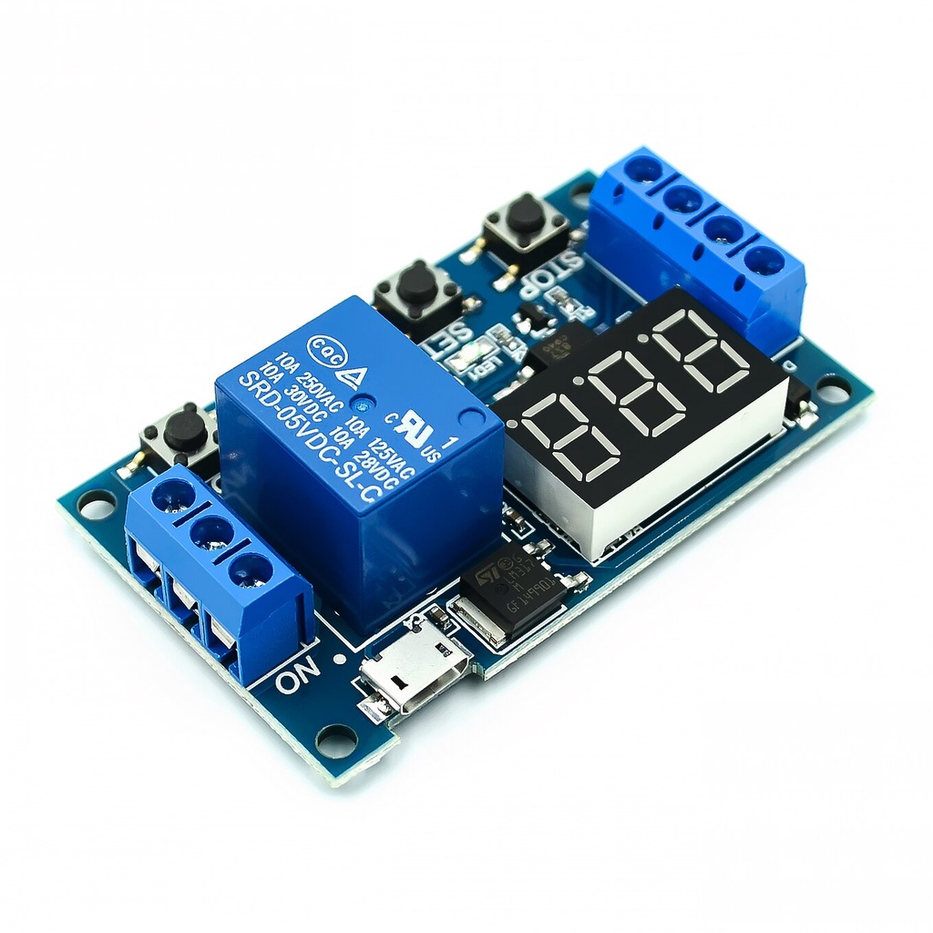 Mô-đun Rơ Le Hẹn Giờ 6-30v Cho arduino reland