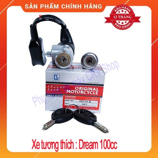 Ổ khóa xe máy dream 6 cạnh khóa chất lượng cao bảo hành 12 tháng