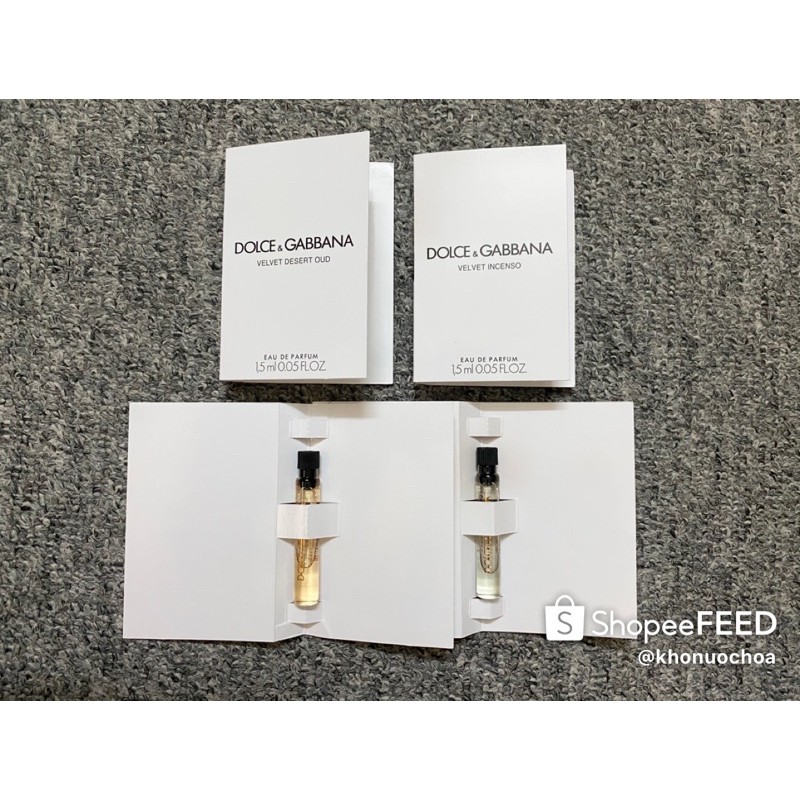 💥 Mẫu thử nước hoa nam/nữ Light Blue - Dolce DG