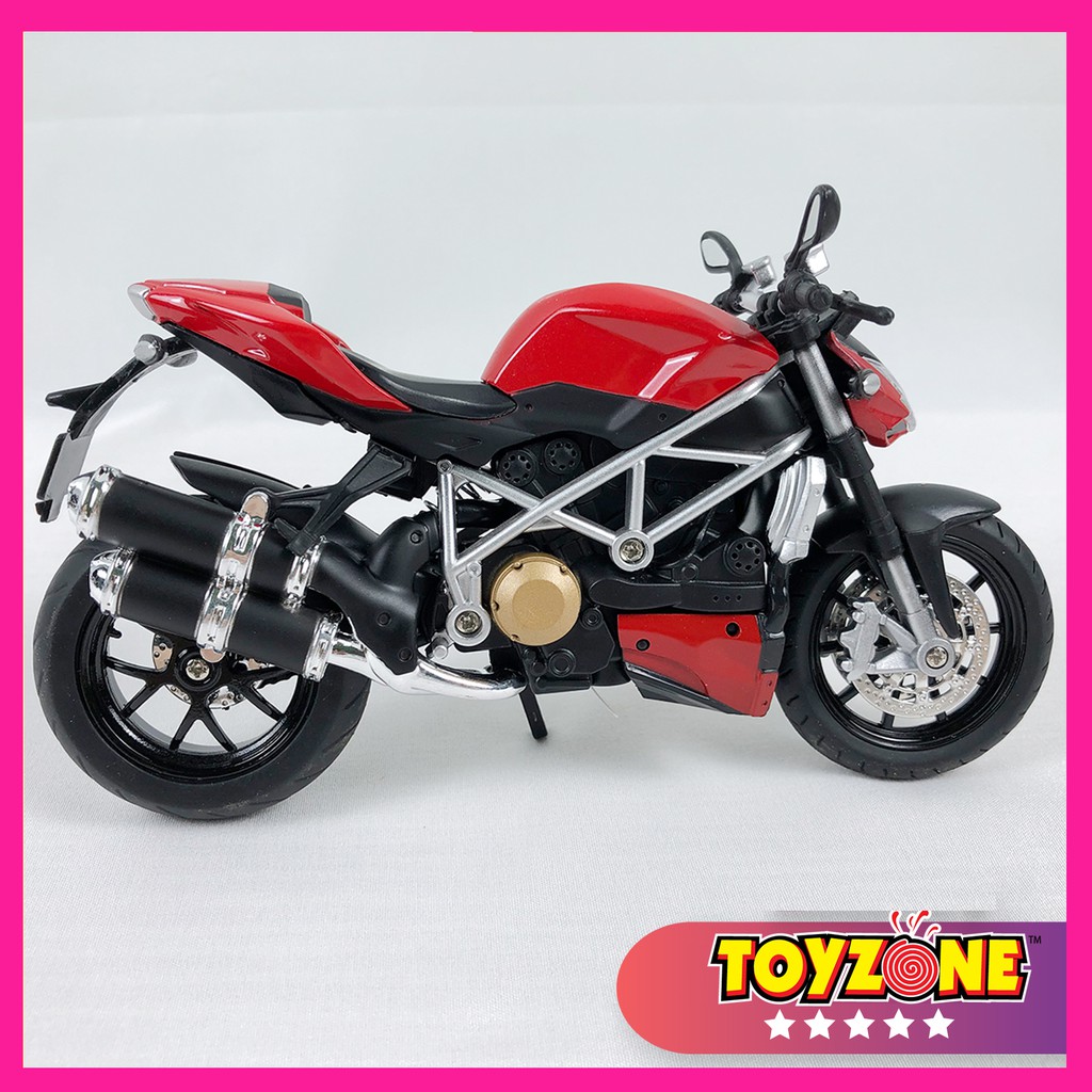 Xe mô hình tỉ lệ 1:12 moto Ducati Streetfighter hãng H1toys