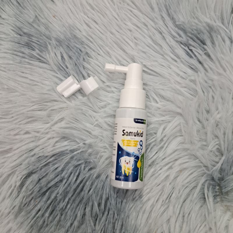 Lọ 30ml Xịt chống sâu răng Midikid DR.dentist Bibona Star SAMUKID NANO chăm sóc răng midkid bảo vệ răng cho bé chắc khỏe