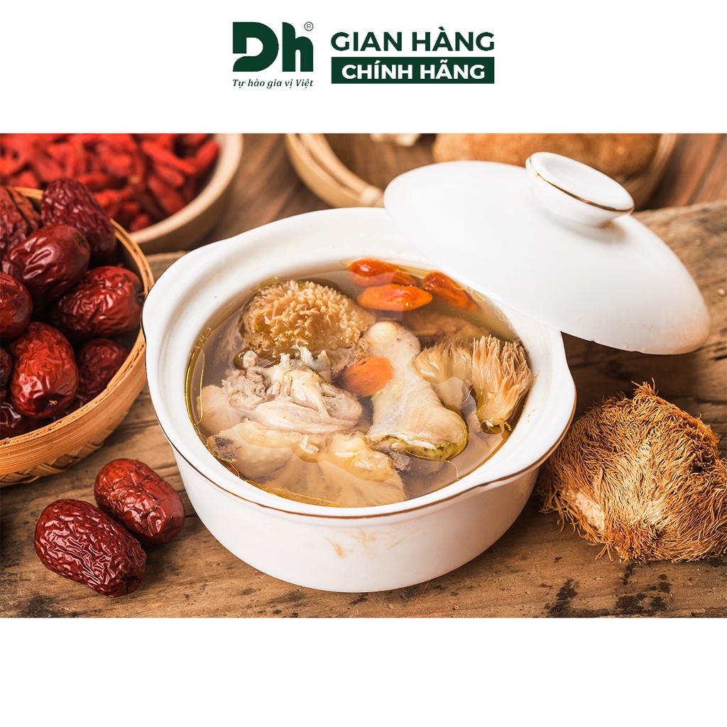 Gia vị tần hầm lẩu (tiềm) Natural DH Foods nêm sẵn thành phần tự nhiên gói 53gr - DHGVT98