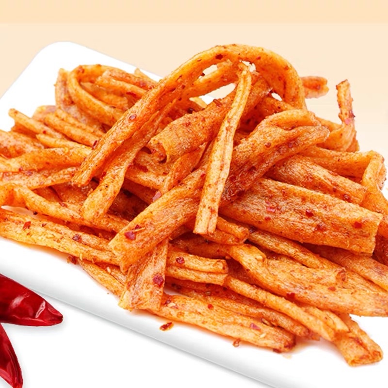 Tăm Cay Cậu Bé Dong Dong Tứ Xuyên - Que Tăm Thanh Cay Siêu Ngon Cực Hot Gói To 80G Ăn Là Ghiền | ăn vặt SaiGonFood
