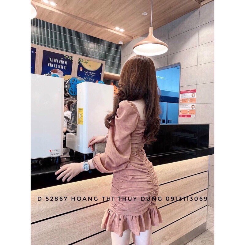 Đầm váy body nhún tôn ngực | BigBuy360 - bigbuy360.vn