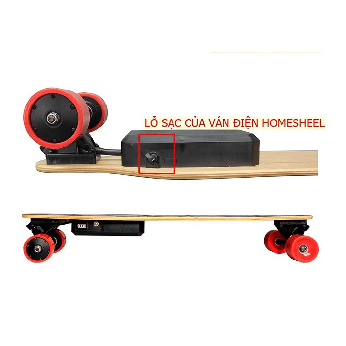 Ván điện thể thao Skateboard Homesheel A2_bảo hành 2 năm