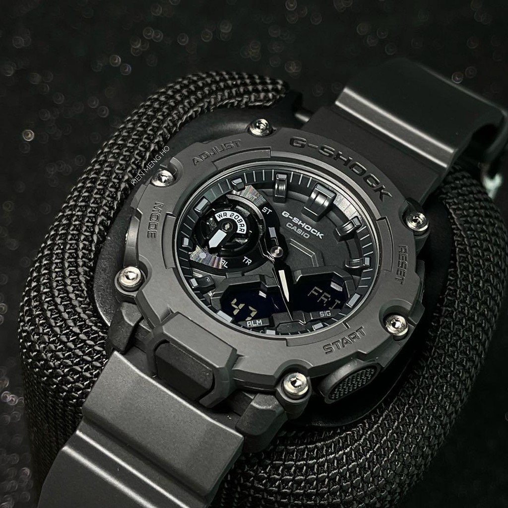Đồng hồ Nam Dây nhựa Casio G-Shock GA-2200BB-1A chính hãng bảo hành 5 năm Pin trọn đời