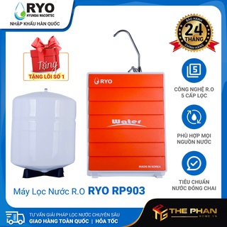 Máy Lọc Nước RYO HYUNDAI WACORTEC RP903 - Công nghệ RO, 5 Lõi lọc, Màu cam