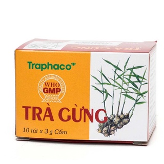 Trà gừng Traphaco (Hộp 10 túi) - Trapharo
