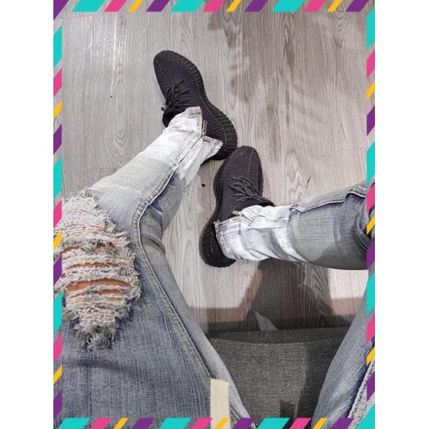 Quần Jeans Nam Rách Gối Có Khóa Zip Thương Hiệu PACSUN ( Hàng VNXK)