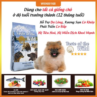 Thức Ăn Cho Chó Pomeranian Taste Of The Wild Bao 500g - Pacific Stream Cá Hồi Xông Khói, Rau Củ Quả