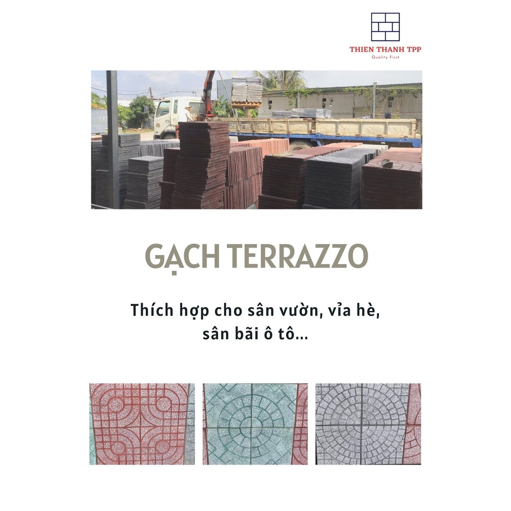 Gạch Terrazzo Lát Vỉa Hè, Sân Vườn - Cần Thơ | Shopee Việt Nam