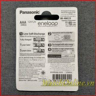 [Tặng hộp đựng] Pin sạc AAA Eneloop