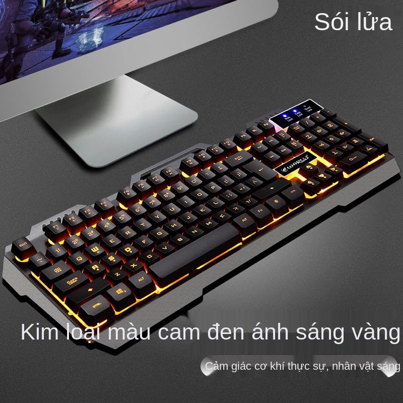 Beacon wolf aggraised metal cf trò chơi chuột có dây thao tác bàn phím máy tính để game và bộ | BigBuy360 - bigbuy360.vn