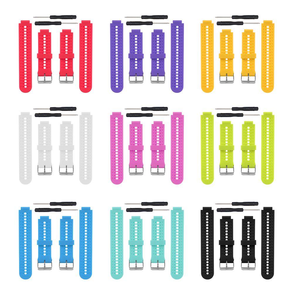 BTLIMER Dây Đeo Silicone Mềm Cho Đồng Hồ Thông Minh Garmin Forerunner 220 / 230 / 235 / 620 / 630 / 735