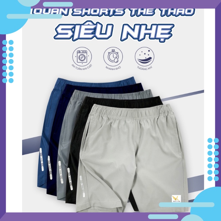 Quần short nam gió xước co giãn