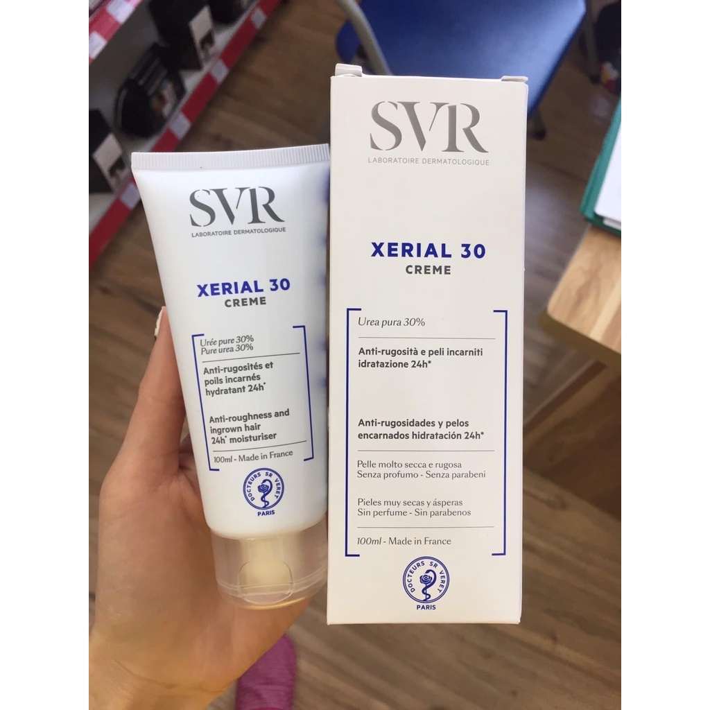 Kem dưỡng da chân SVR XERIAL 30 Creme Pieds(tuýp 100ml date 2024)