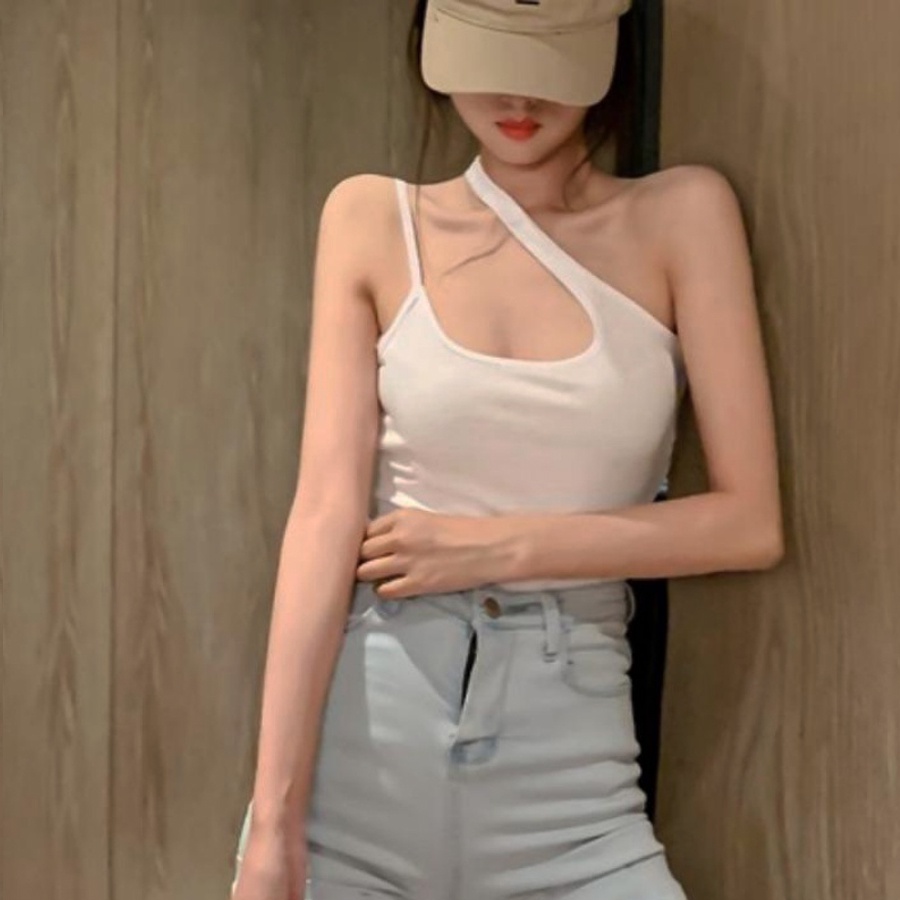 Áo 2 Dây Nữ UNDERCOOL Chéo Vai Croptop Ôm Dáng Phong Cách Quyến Rũ Thể Thao sport