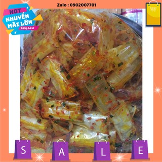 bánh tráng trộn sa tế cuộn tép hành cực ngon, ăn là nghiền 500g
