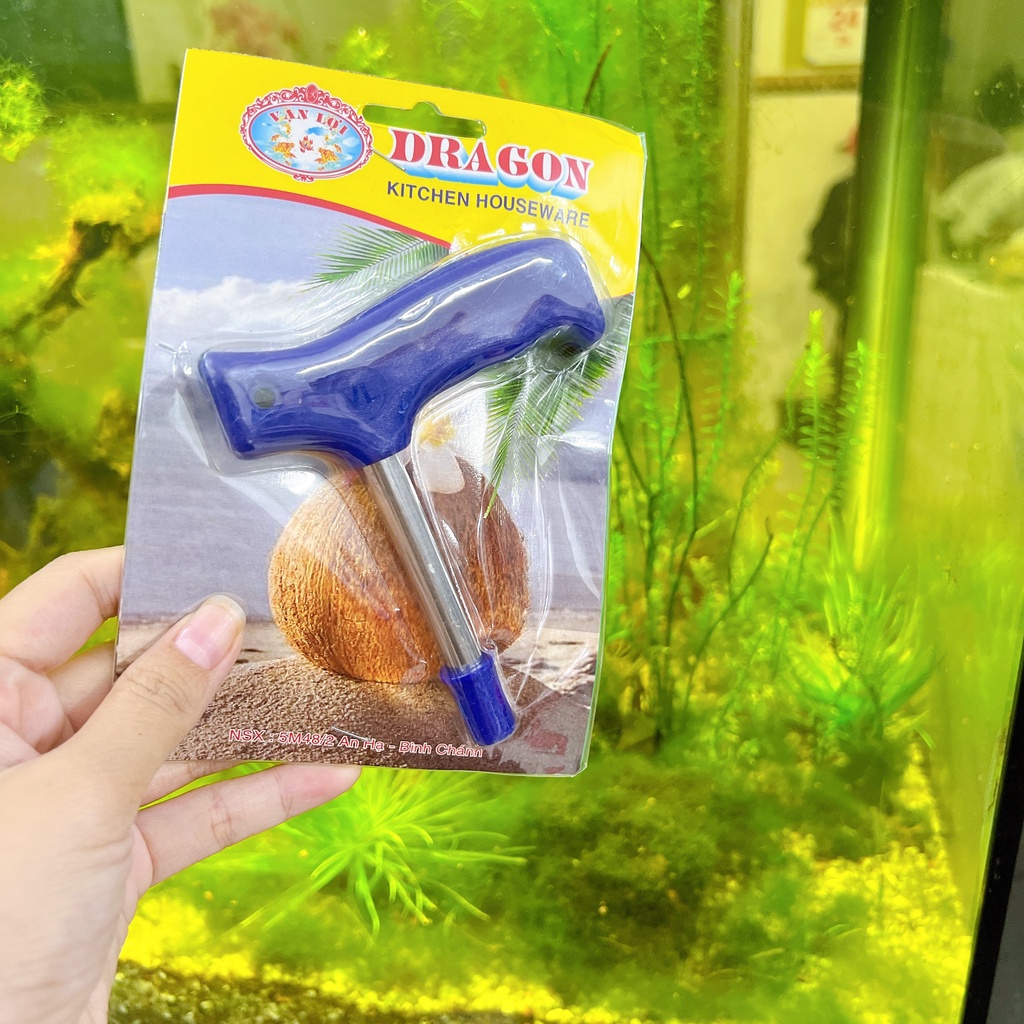 Dụng cụ khui dừa Vạn Lợi, dụng cụ đục lỗ trái dừa siêu nhanh tiện lợi Chắc Chắn Hàng Loại 1