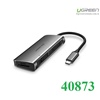 Thiết bị mở rộng USB type-C to HDMI/VGA/ Hub USB 3.0/ SD/TF/Lan Gigabit chính hãng Ugreen 40873