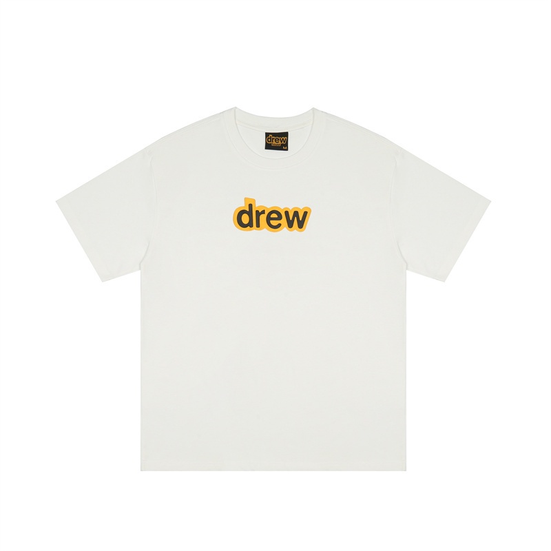 Hàng Bán Chạy DR*W Áo Thun Cotton Tay Ngắn In Chữ Dễ Phối Đồ Cho Nam Và Nữ