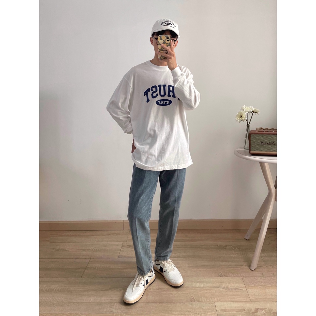 NOBITA HOME - ÁO THUN TAY DÀI FORM RỘNG BRADNINCH